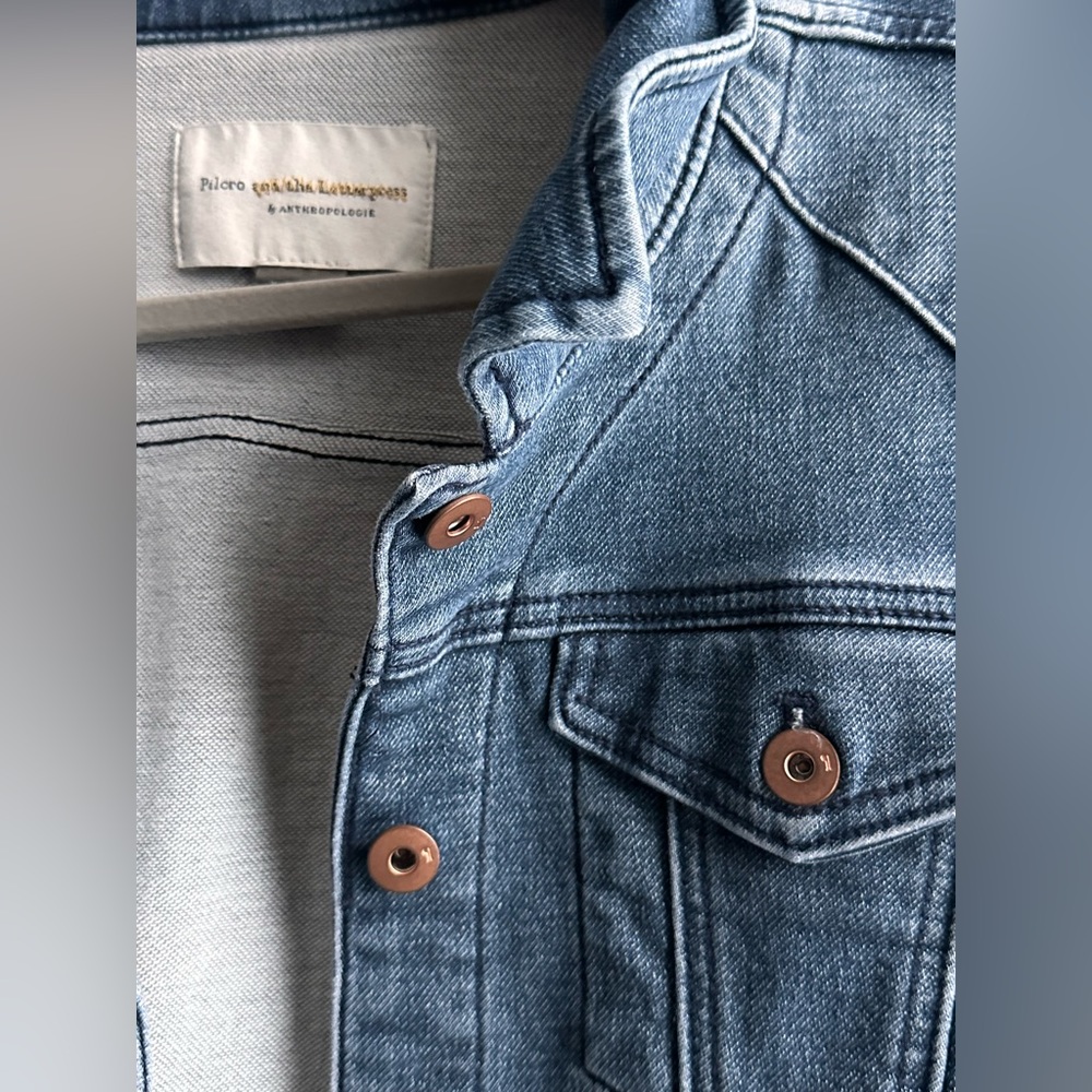 Pilcro Denim Jacket | XL | Washed Med-Dark Denim | GUC